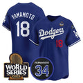 Yoshinobu Yamamoto Los Angeles Dodgers 2024 World Series product image 1