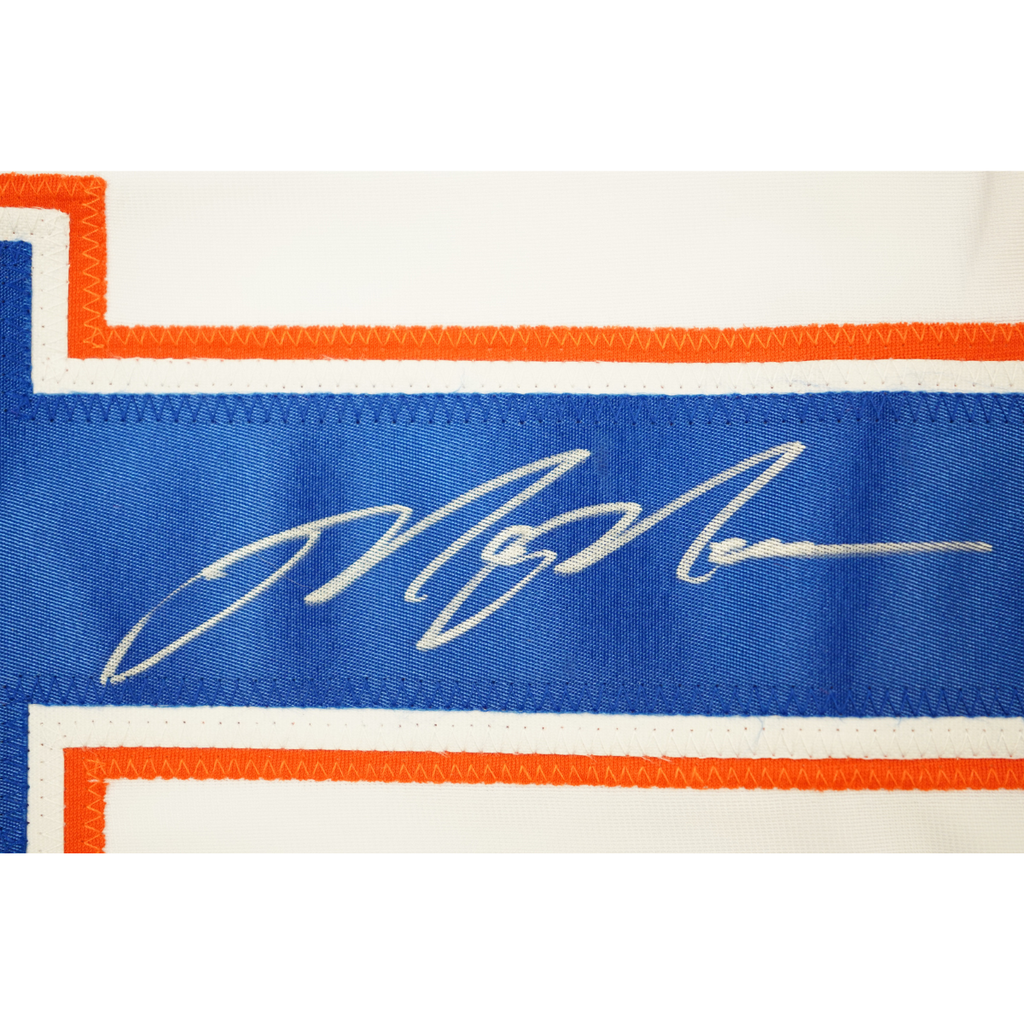 Mark Messier Edmonton Oilers Autographed Signed Pro Style White Jersey (CX Auth) product image 2, provided for visual
