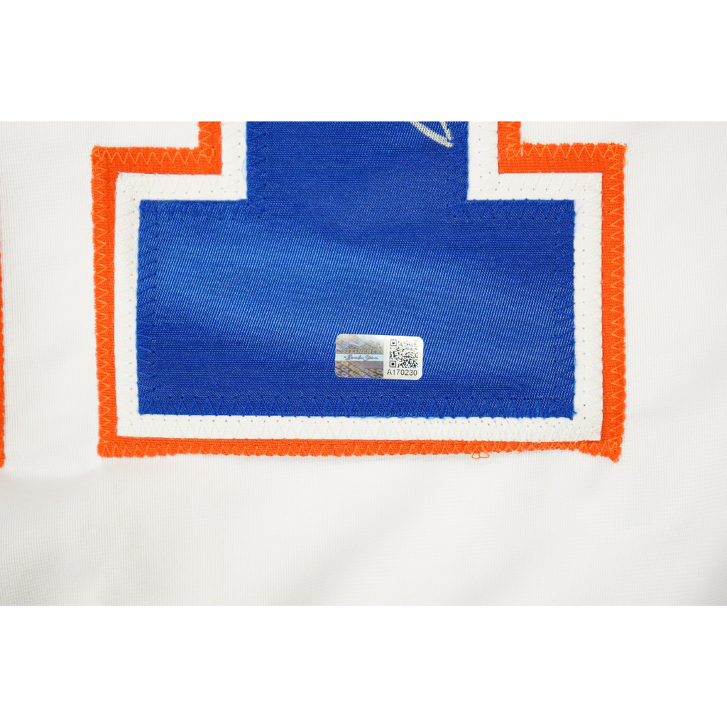 Mark Messier Edmonton Oilers Autographed Signed Pro Style White Jersey (CX Auth) product image 8, provided for visual