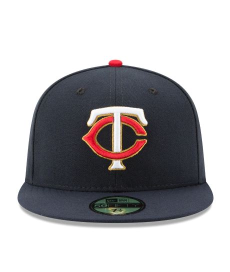 Minnesota Twins Home Alternate Collection 59Fifty Fitted-On-Field Collection-Navy product image 2, provided for visual