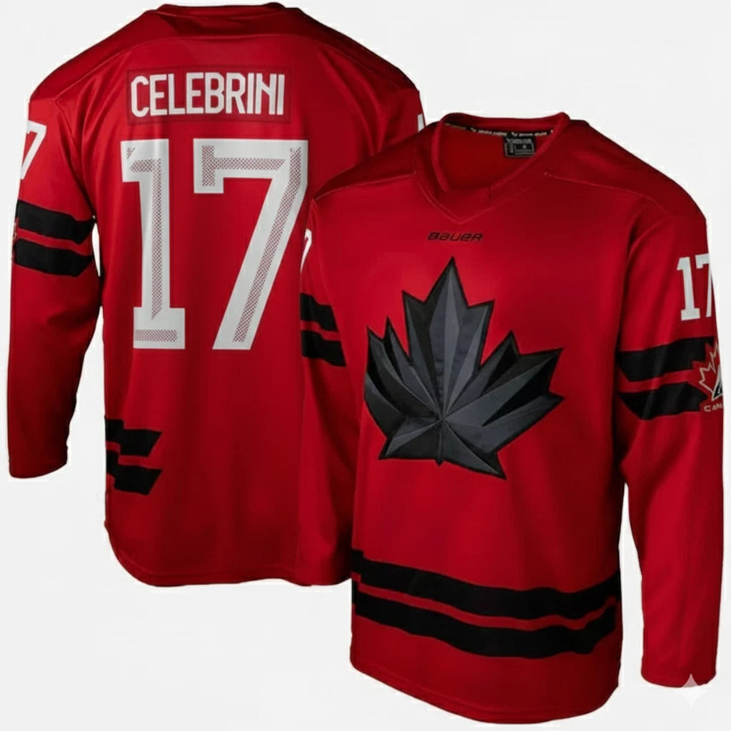 Macklin Celebrini Canada 2026 Olympic Jersey - Red product image 1