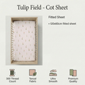 Tencel Waterproof Sheet - Tulip Field