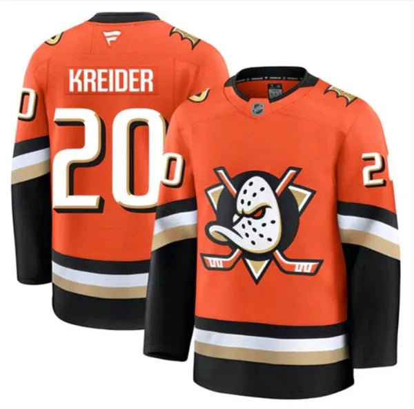 Chris Kreider Anaheim Ducks 2025 Premium Jersey - Orange product image 1