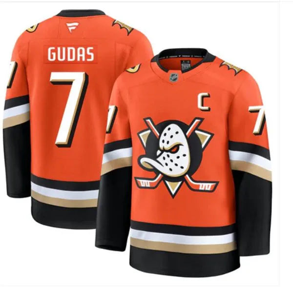 Radko Gudas Anaheim Ducks 2025 Premium Jersey - Orange product image 1