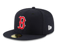 Boston Red Sox New Era Home Authentic Collection 59Fifty Fitted-On-Field Collection Navy-Red product image 1, provided for