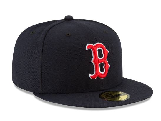 Boston Red Sox New Era Home Authentic Collection 59Fifty Fitted-On-Field Collection Navy-Red product image 3, provided for