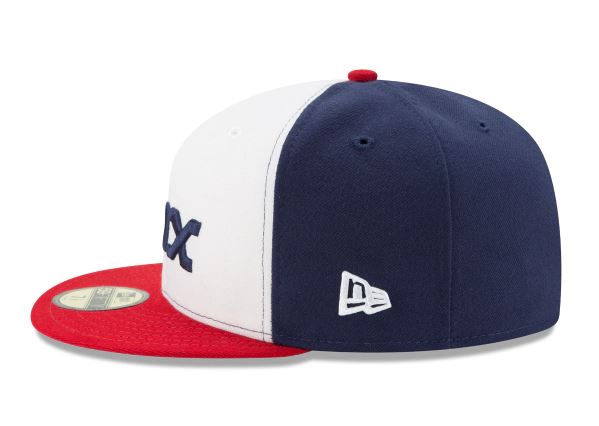 Chicago White Sox New Era Alternative Authentic Collection 59Fifty Fitted-On-Field Collection-White/Navy/Red product image