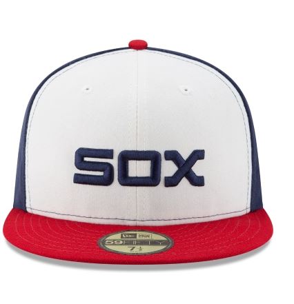 Chicago White Sox New Era Alternative Authentic Collection 59Fifty Fitted-On-Field Collection-White/Navy/Red product image