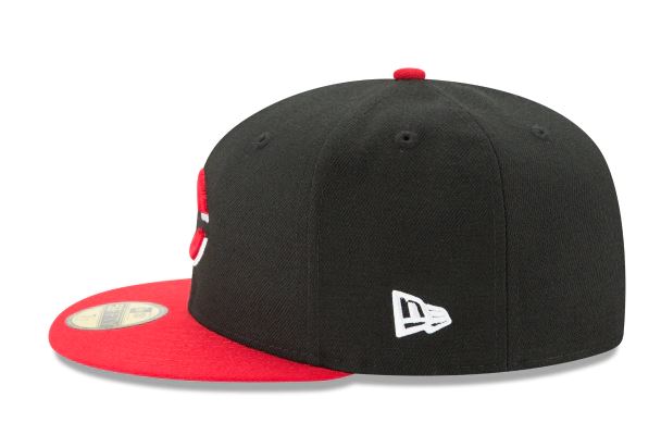 Cincinnati Reds New Era Alternative Authentic Collection 59Fifty Fitted-On-Field Collection-Black/Red product image 5,