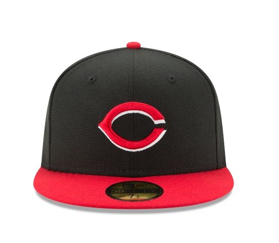 Cincinnati Reds New Era Alternative Authentic Collection 59Fifty Fitted-On-Field Collection-Black/Red product image 2,