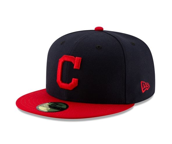 Cleveland Indians New Era Home Authentic Collection 59Fifty Fitted-On-Field Collection-Navy/Red product image 1, provided