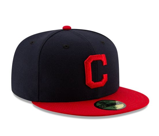 Cleveland Indians New Era Home Authentic Collection 59Fifty Fitted-On-Field Collection-Navy/Red product image 3, provided