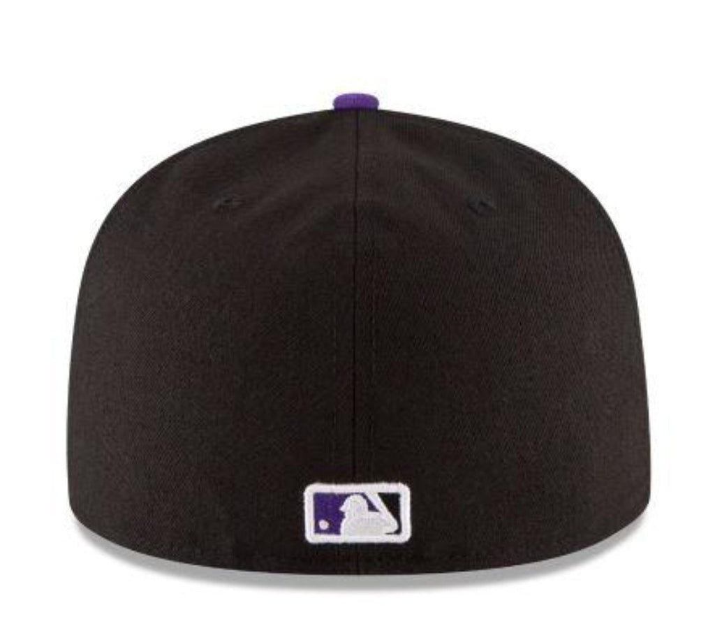 Colorado Rockies Home New Era Home Authentic Collection 59Fifty Fitted-On-Field Collection-Black product image 4, provided