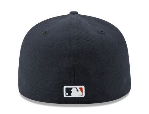 Houston Astros New Era Road Authentic Collection 59Fifty Fitted-On-Field Collection-Navy/Orange product image 4, provided