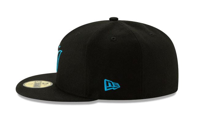 Miami Marlins New Era Home Authentic Collection 59Fifty Fitted-On-Field Collection-Black product image 5, provided for