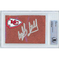 Bobby Bell Kansas City Chiefs Signed Football Cut Beckett Authentic Auto Slab product image 1, provided for visual reference