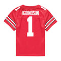 Davison Igbinosun Ohio State Buckeyes Jersey – Red product image 1