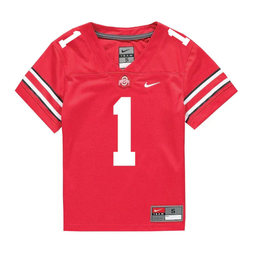 Davison Igbinosun Ohio State Buckeyes Jersey – Red product image 2