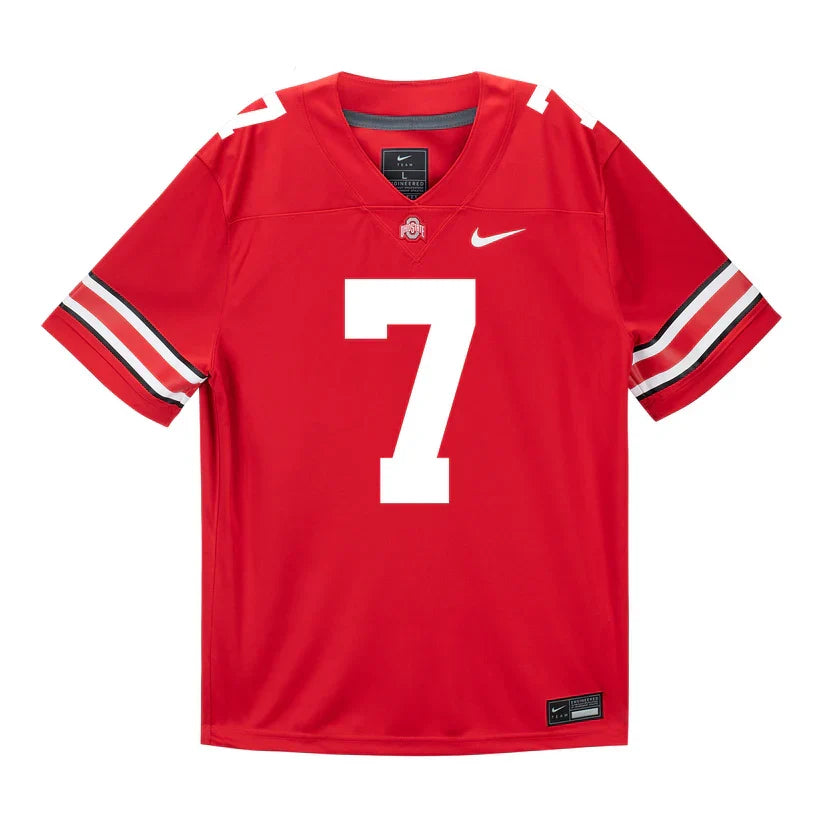Jermaine Mathews Jr. Ohio State Buckeyes Jersey – Red product image 2