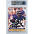 Anthony Carter Minnesota Vikings Signed 1991 NFL Pro Set Card Beckett Authentic Auto Slab product image 1, provided for