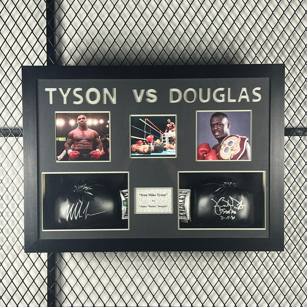 James Buster Douglas & Mike Tyson Signed Glove product image 1, provided for visual reference and product detail review