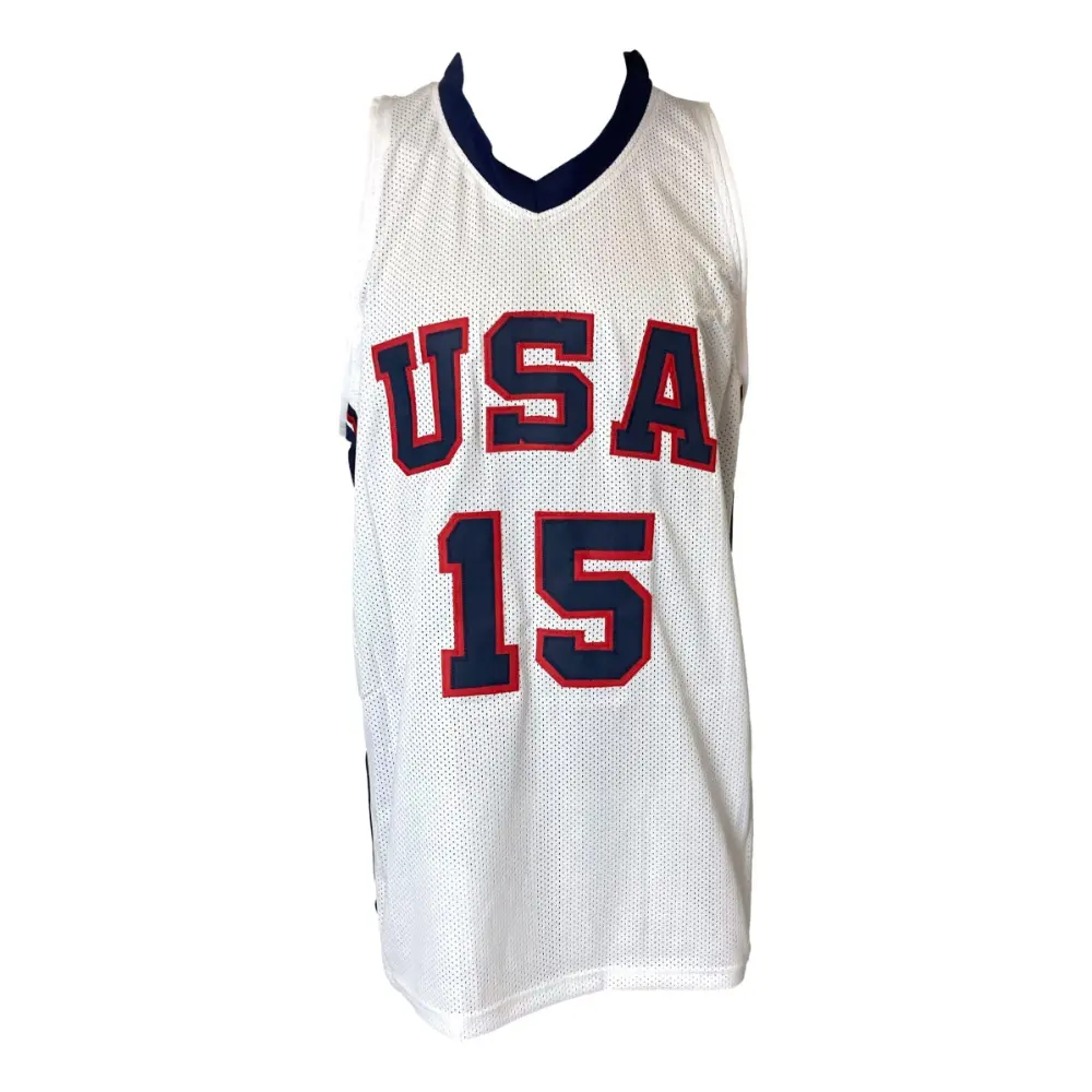 Magic Johnson Signed USA Jersey product image 2, provided for visual reference and product detail review
