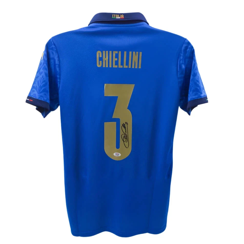 Giorgio Chiellini Signed Italy 2020-2021 Jersey product image 1, provided for visual reference and product detail review