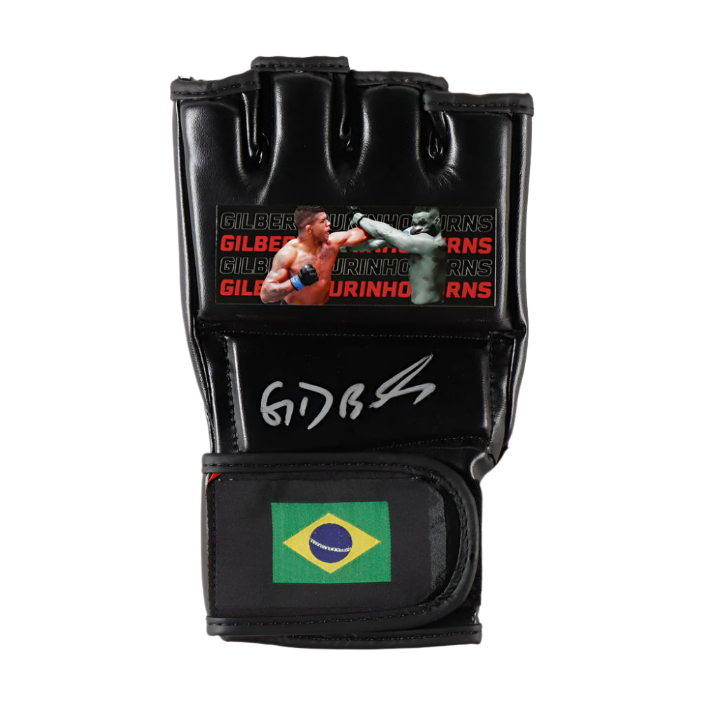 Gilbert Burns Signed MMA Custom Brazil Glove product image 1, provided for visual reference and product detail review