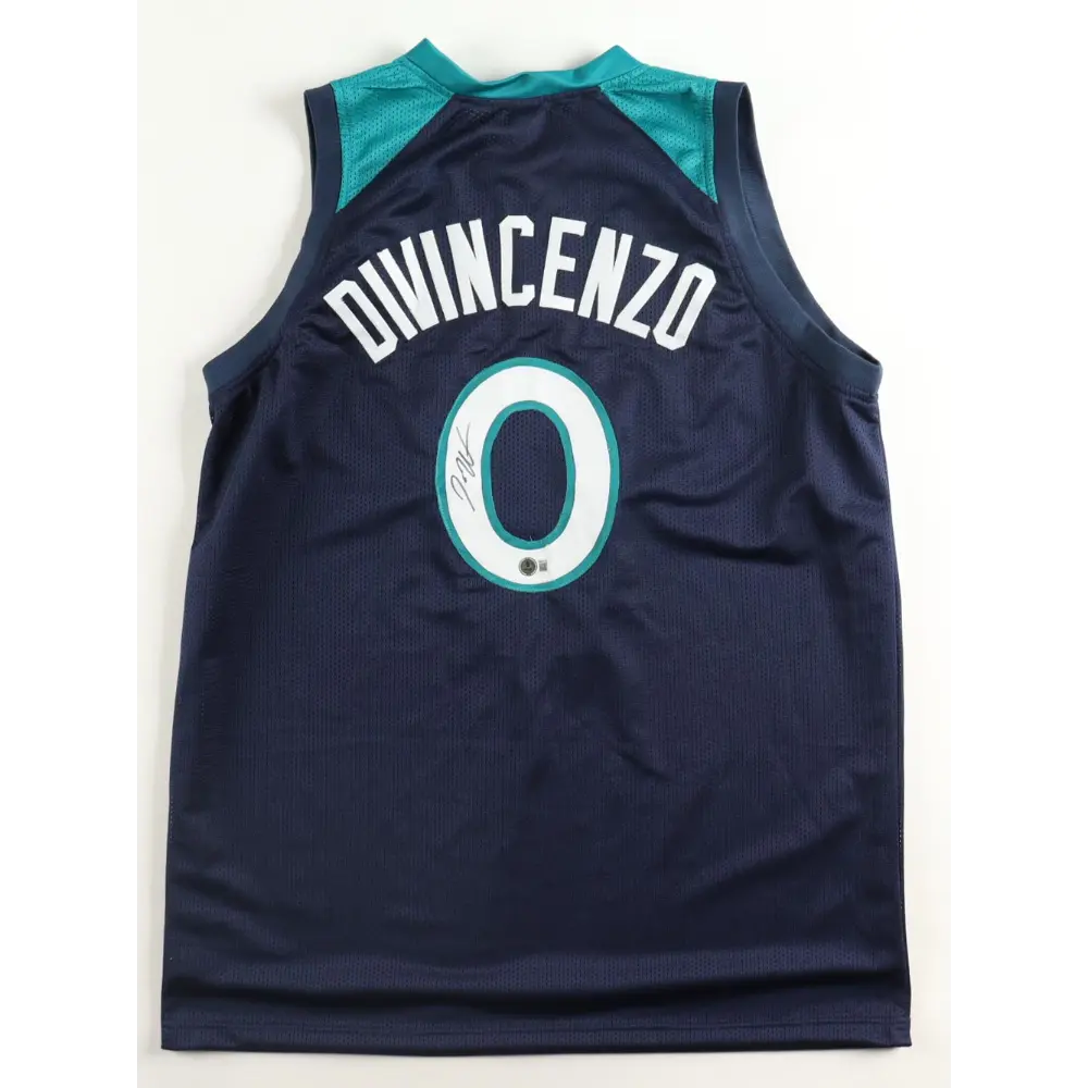 Donte DiVincenzo Signed Minnesota Timberwolves Jersey product image 1, provided for visual reference and product detail
