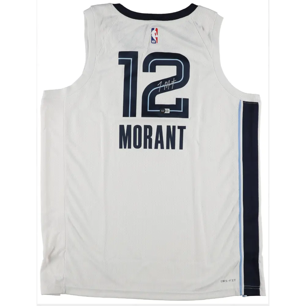 Ja Morant Signed Memphis Grizzlies Jersey product image 1, provided for visual reference and product detail review