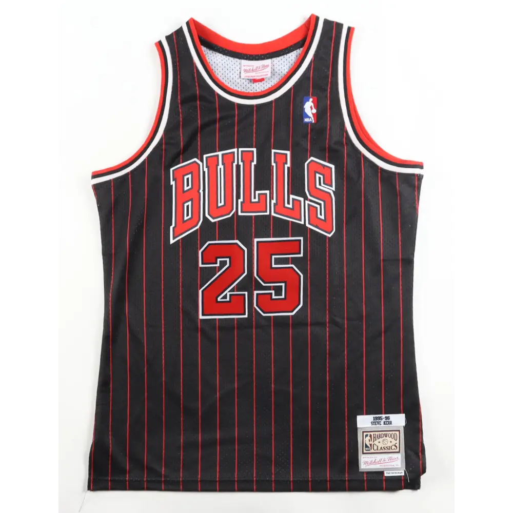 Steve Kerr Signed Bulls Jersey product image 2, provided for visual reference and product detail review