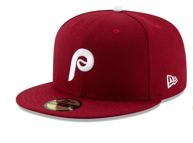 Philadelphia Phillies Alternate 2 Collection 59Fifty Fitted-On-Field Collection-Burgundy product image 1, provided for