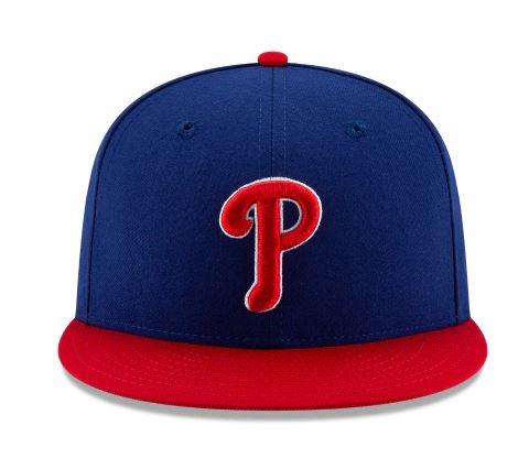 Philadelphia Phillies Alternate Collection 59Fifty Fitted-On-Field Collection-Blue/Red product image 2, provided for visual