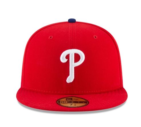 Philadelphia Phillies Home Collection 59Fifty Fitted-On-Field Collection-Red product image 2, provided for visual reference