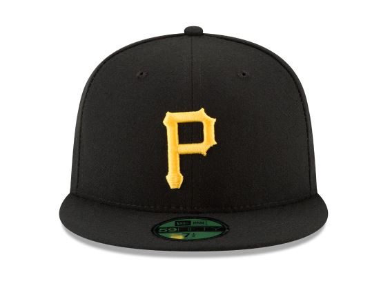Pittsburgh Pirates Home Collection 59Fifty Fitted-On-Field Collection-Black product image 3, provided for visual reference