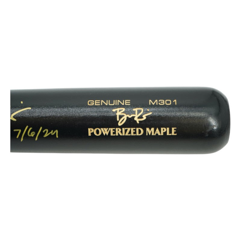 Ben Rice Yankees Autographed Inscribed Louisville Slugger M301 Pro Model Bat CX Auth product image 3, provided for visual
