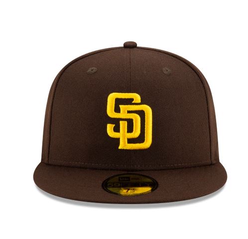 San Diego Padres Home Collection 59Fifty Fitted-On-Field Collection-Brown product image 2, provided for visual reference and