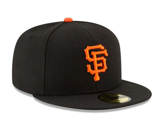 San Francisco Giants Home Collection 59Fifty Fitted-On-Field Collection-Black product image 1, provided for visual reference
