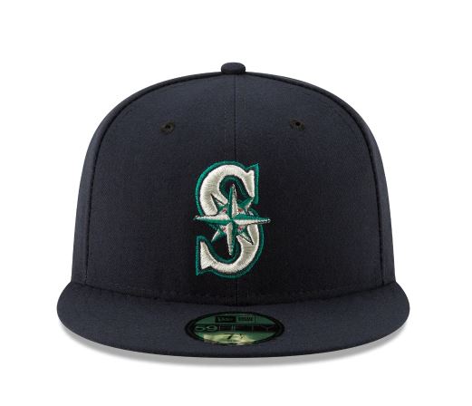 Seattle Mariners Home Collection 59Fifty Fitted-On-Field Collection-Blue product image 2, provided for visual reference and