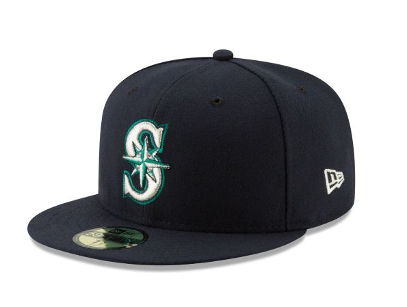 Seattle Mariners Home Collection 59Fifty Fitted-On-Field Collection-Blue product image 1, provided for visual reference and