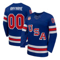 Custom USA 2026 Olympic Away Jersey - Blue product image 1