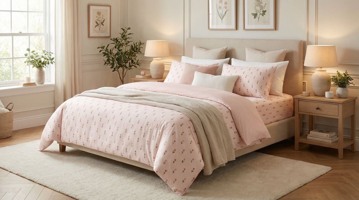 Tencel Waterproof Sheet - Tulip Field