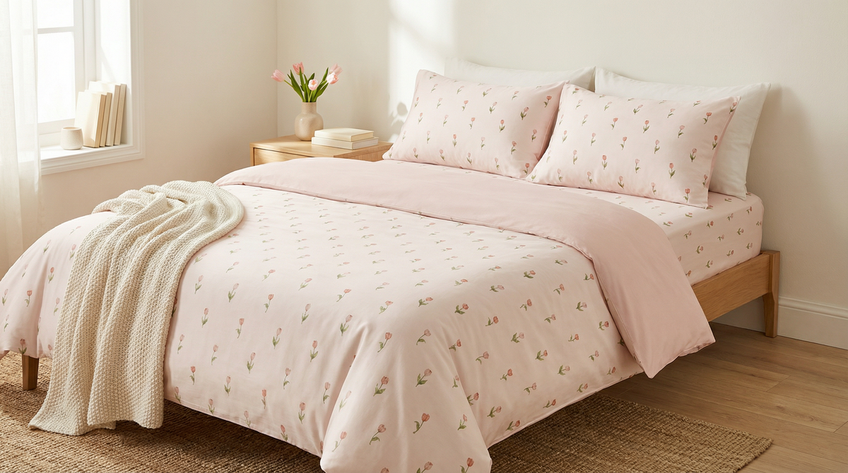 Tencel Waterproof Sheet - Tulip Field