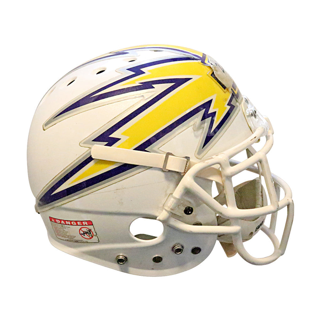 #20 Birmingham Thunderbolts 2001 XFL Game Used Helmet product image 1, provided for visual reference and product detail