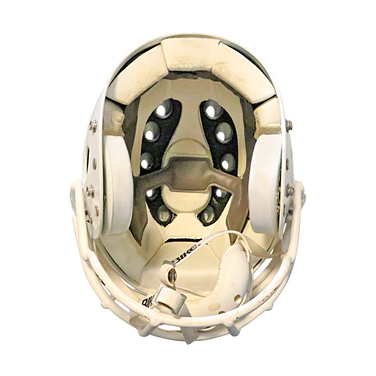 #20 Birmingham Thunderbolts 2001 XFL Game Used Helmet product image 5, provided for visual reference and product detail