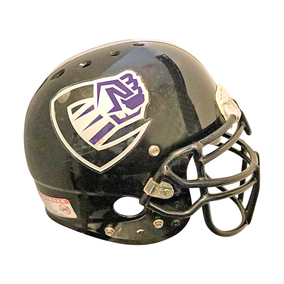 Chicago Enforcers 2001 XFL Game Used Helmet XL Missing Chinstrap product image 1, provided for visual reference and product