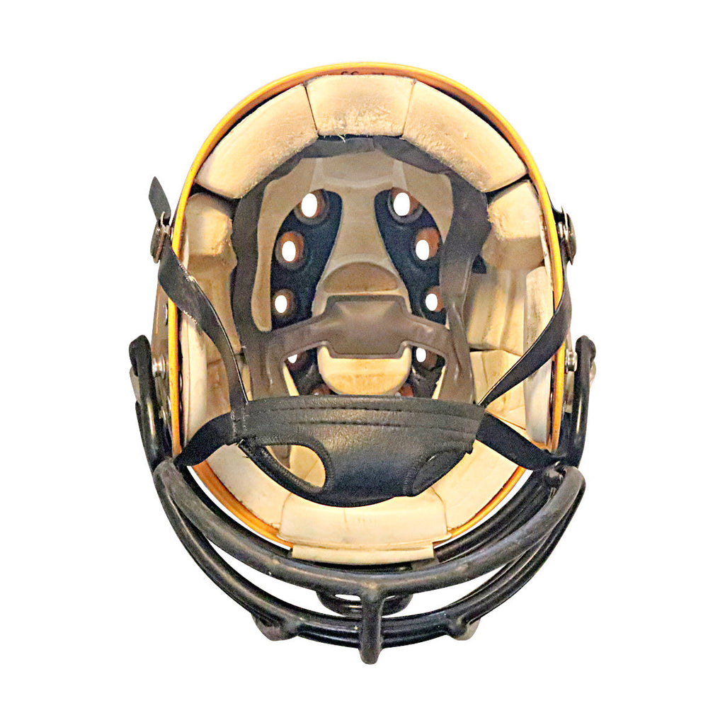 Carl Simpson Las Vegas Outlaws 2001 XFL Game Used Helmet product image 5, provided for visual reference and product detail