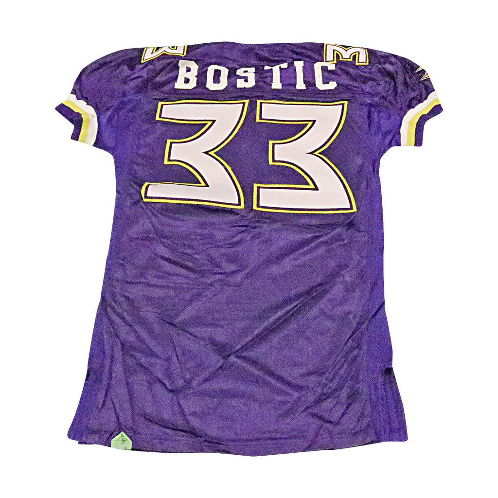 James Bostic Birmingham Thunderbolts 2001 Game Used Home Jersey Size 48 Nameplate Removed product image 2, provided for