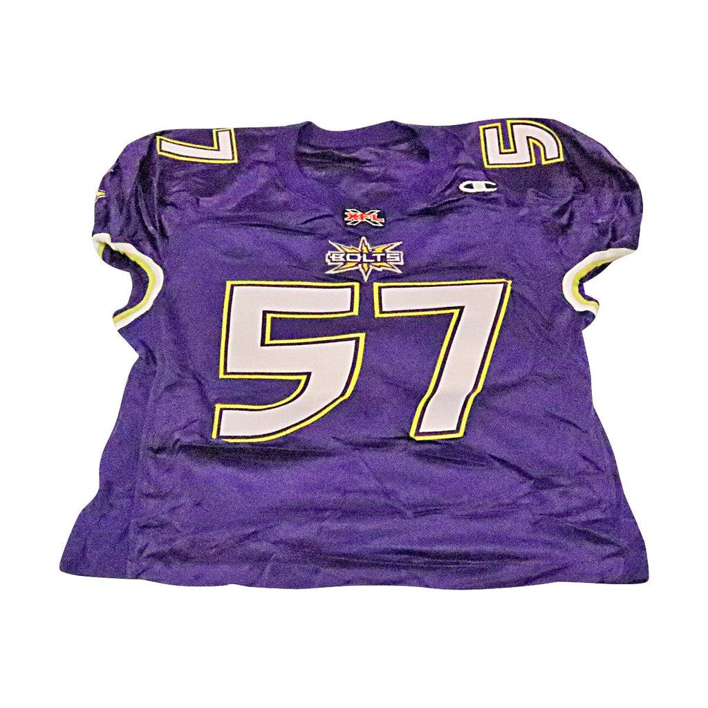 Dion Foxx Birmingham Thunderbolts 2001 Game Used Home Jersey Size 54 Hemmed product image 1, provided for visual reference