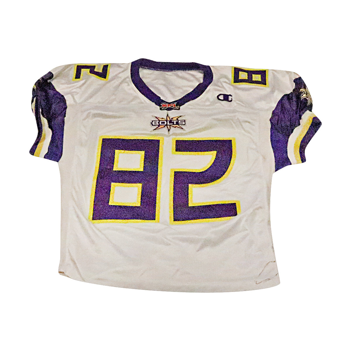 Quincy Jackson Birmingham Thunderbolts 2001 Game Used Away Jersey Size 50 Short product image 1, provided for visual